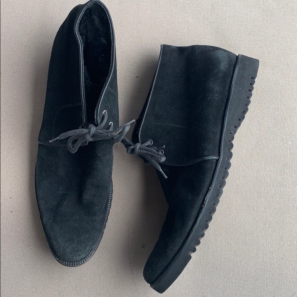 Salvatore Ferraragamo suede and fur boots